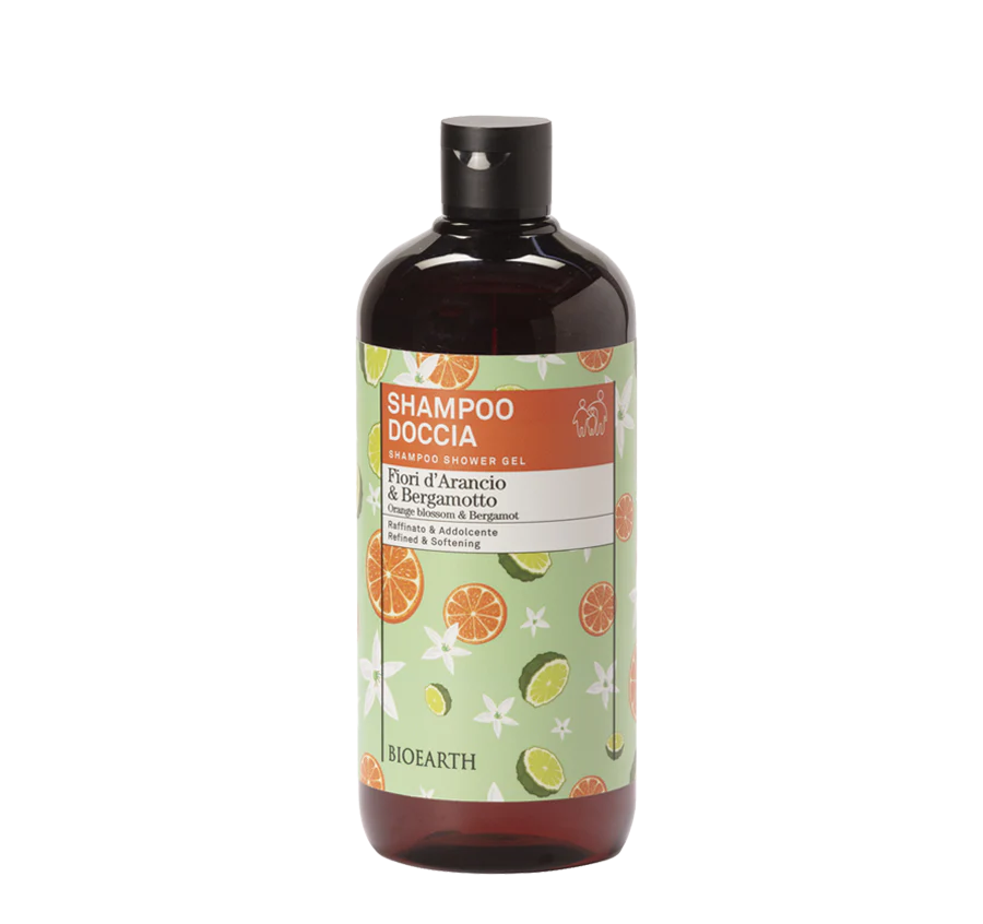 Shampoo doccia Fiori d’arancio & Bergamotto 2 Formati – Bioearth