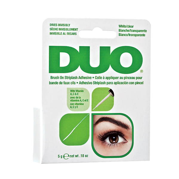 DUO Colla Per Ciglia Finte Brush On Clear Adhesive (trasparente-pennello) 5gr