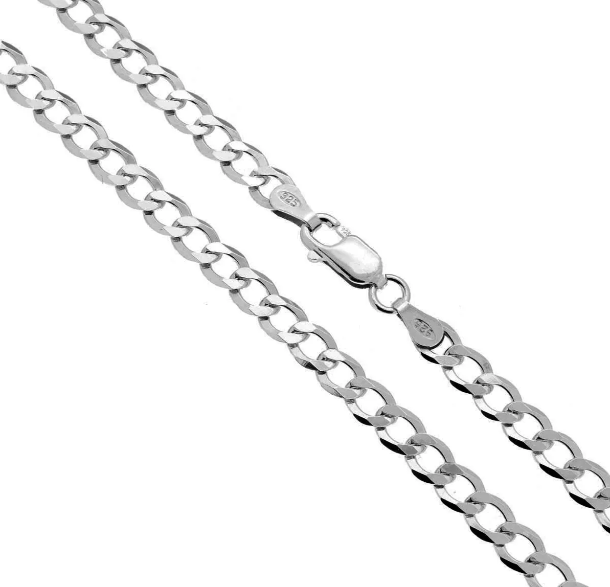 Collana Uomo Donna Catena Argento In 925 Classica Intramontabile 50cm x 5.5mm - immagine 2