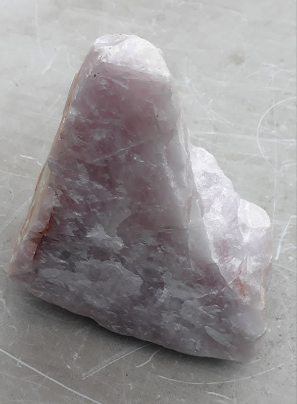 Preciosa Roca Cuarzo Rosado Mediano (3,3 Kgs., 17 x 17 x12 Cm.), Venta por unidad - immagine 3