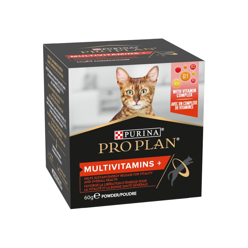 PRO PLAN SUPPLEMENT MULTIVITAMINS+ GATTO (60 gr) – Integratore multivitaminico completo per gatti